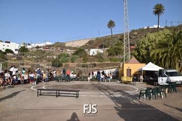 Luchada canaria y espectáculo de Maestro Florido en Lomo Magullo/Francisco Javier Santana.